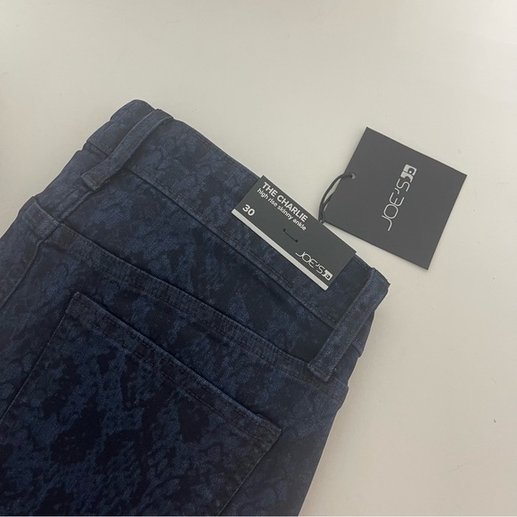 Joe’s Snakeskin Pattern The Charlie High Rise Skinny Ankle Jeans - New With Tag - Picture 11 of 16